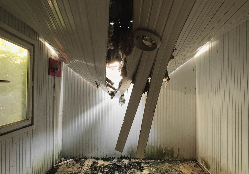 Ceiling water damage repair in Kansas City, MO