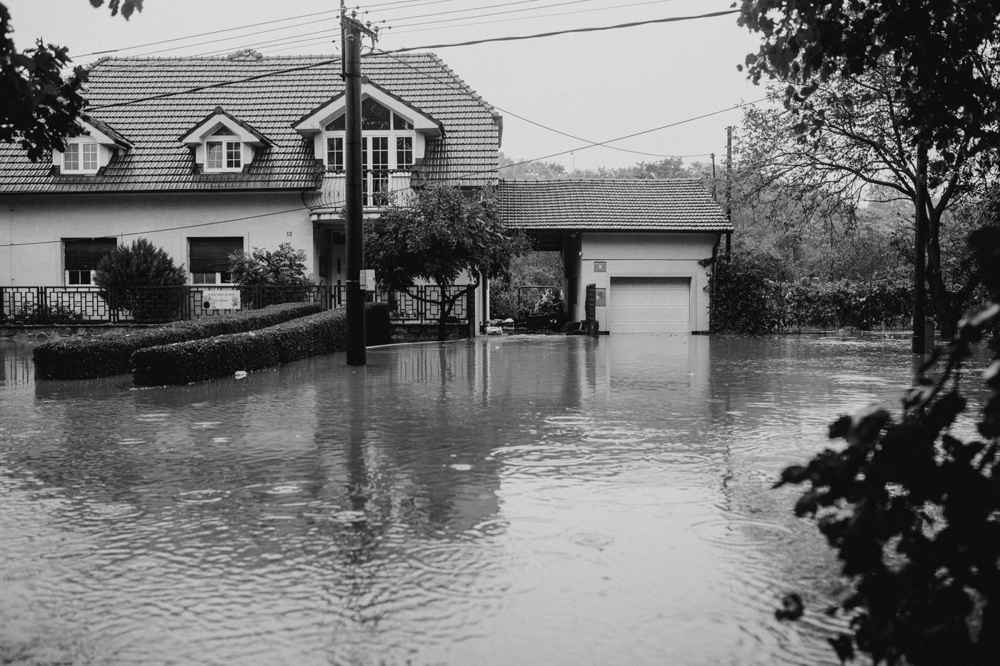 Flooded home needing water damage restoration in Kansas City, MO